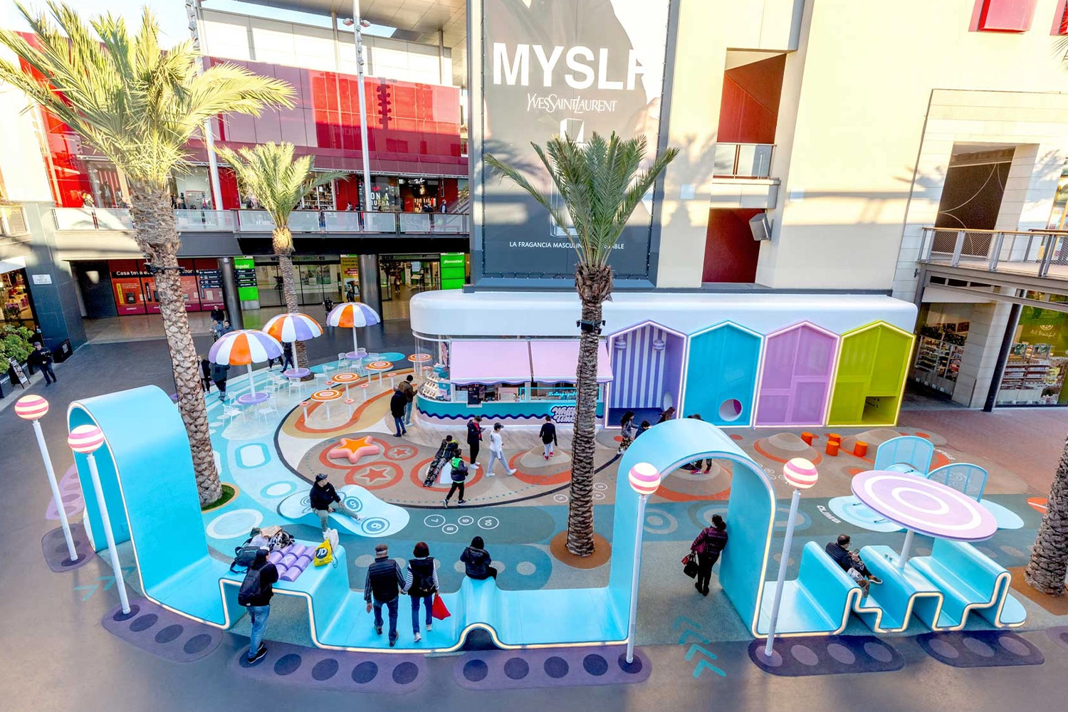 La Barcelonita draws local summer hues, featuring pedestrian-friendly designs